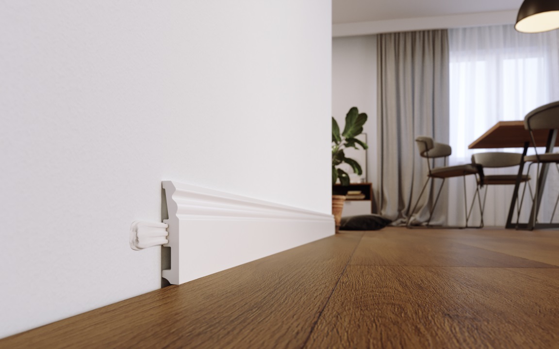 Plinta din duropolimer, 80 x 15 mm, Arbiton STIQ STX820